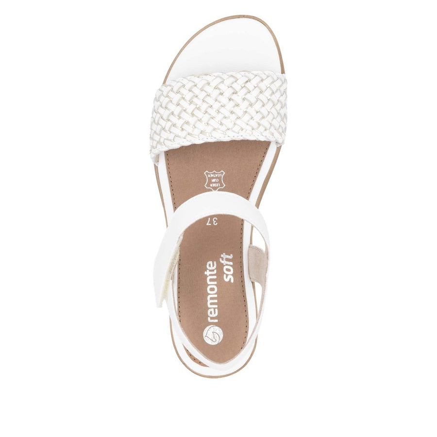 Remonte - D6465-80 - Weiss Gold/White - Sandals