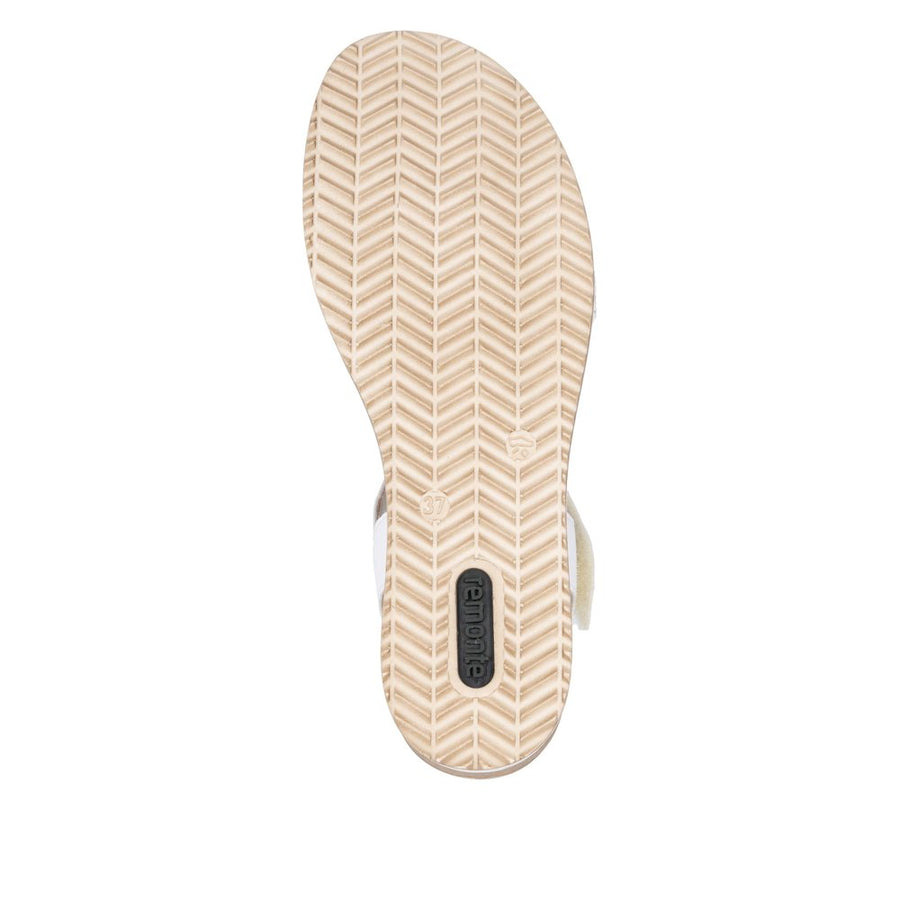 Remonte - D6465-80 - Weiss Gold/White - Sandals