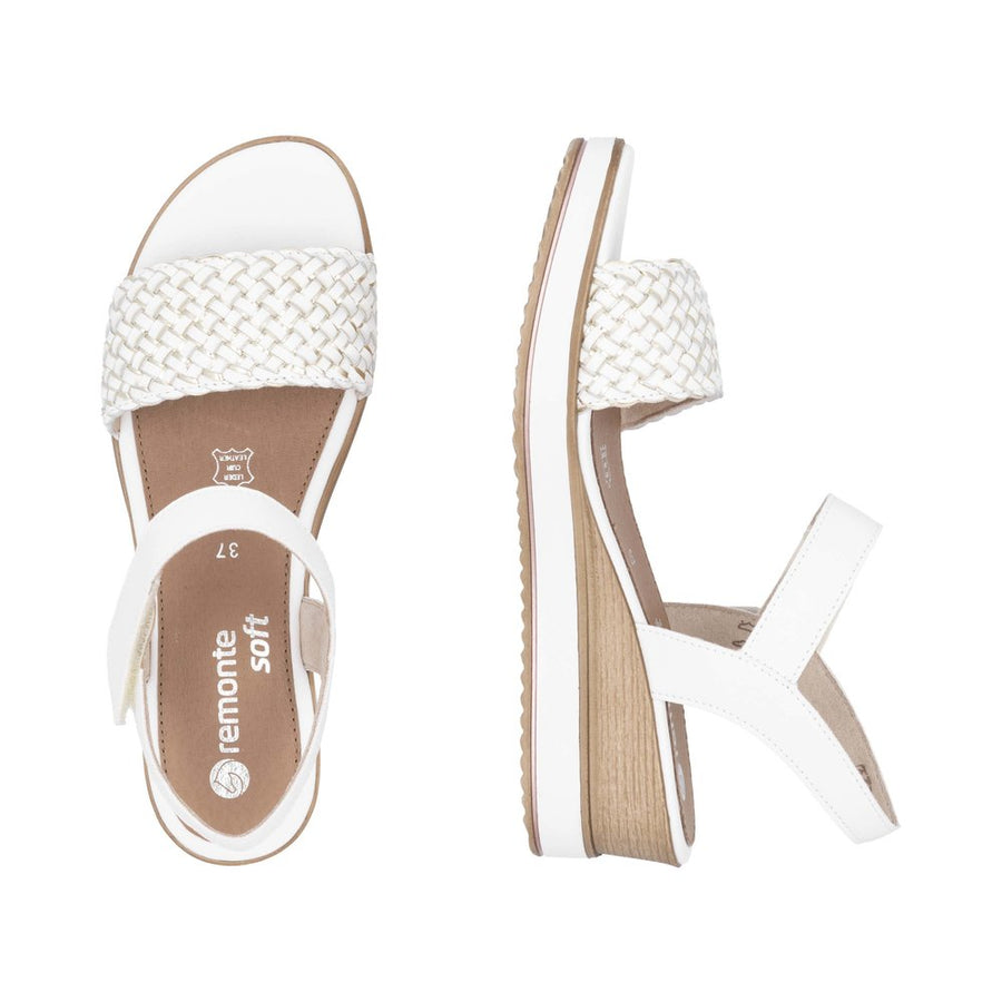 Remonte - D6465-80 - Weiss Gold/White - Sandals