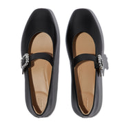 FitFlop - Delicato Mary Janes - Black Crystal Buckle - Shoes