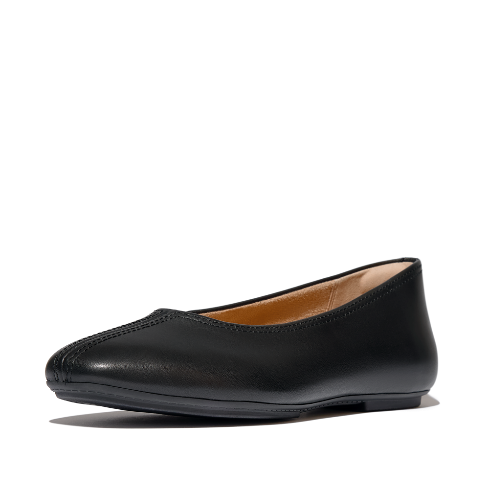 FitFlop - Delicato High-Cut Ballet Flats - Black - Shoes