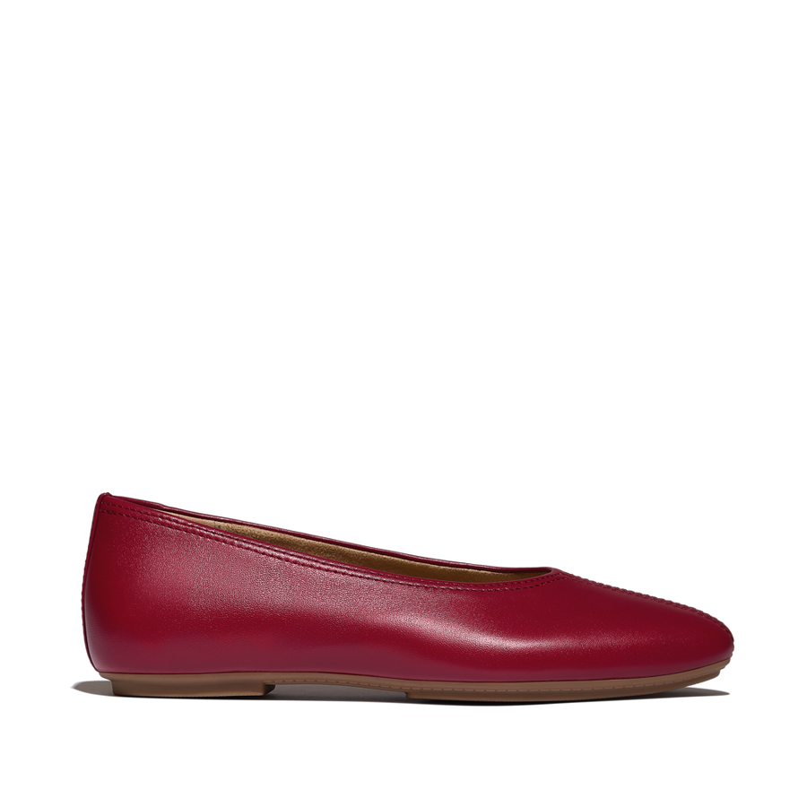 FitFlop - Delicato High-Cut Ballet Flats - Burnt Berry - Shoes