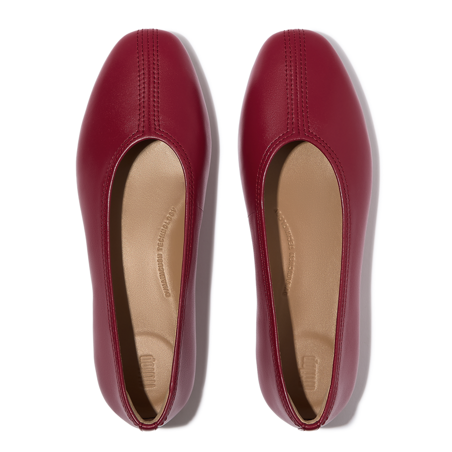 FitFlop - Delicato High-Cut Ballet Flats - Burnt Berry - Shoes