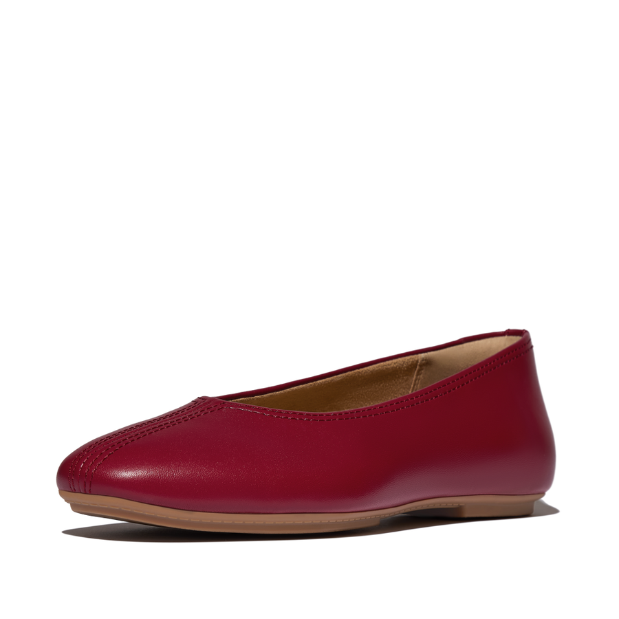 FitFlop - Delicato High-Cut Ballet Flats - Burnt Berry - Shoes