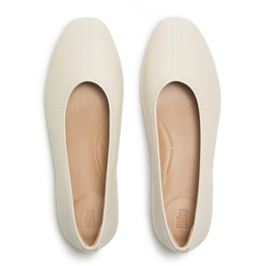 FitFlop - Delicato High-Cut Ballet Flats - Paris Beige - Shoes