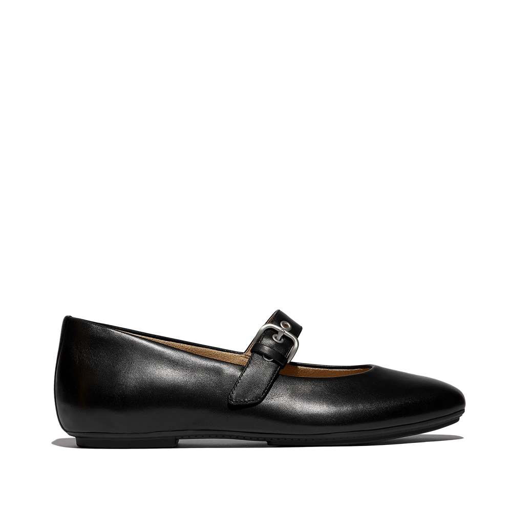 FitFlop - Delicato Mary Janes - All Black - Shoes