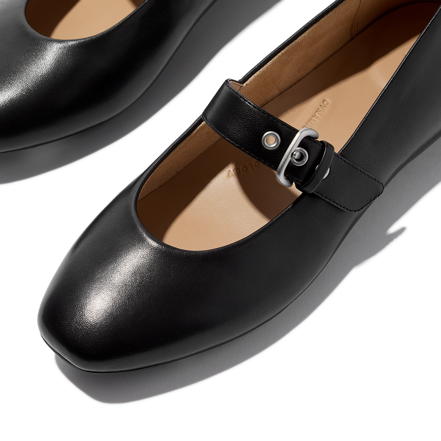 FitFlop - Delicato Mary Janes - All Black - Shoes
