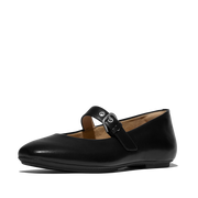 FitFlop - Delicato Mary Janes - All Black - Shoes