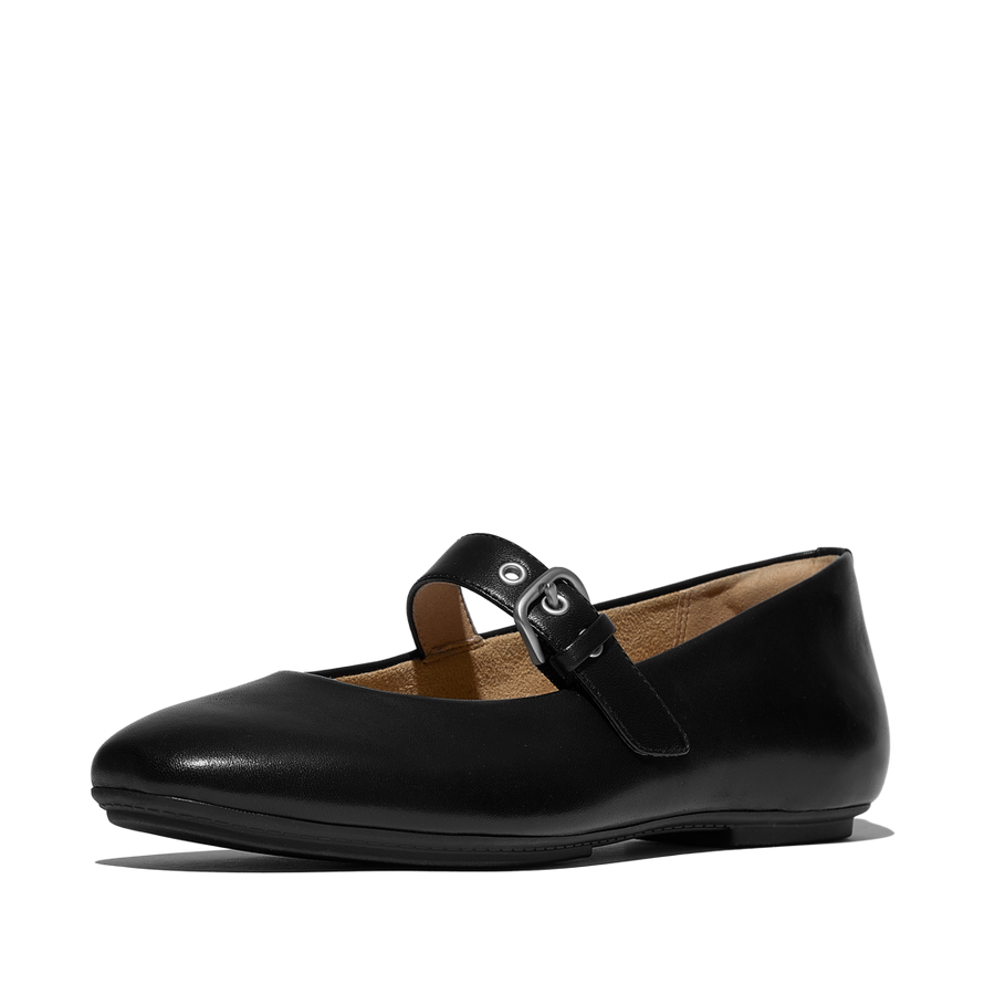 FitFlop - Delicato Mary Janes - All Black - Shoes