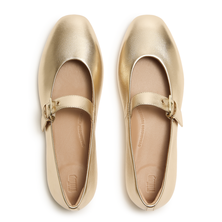 FitFlop - Delicato Mary Janes - Platino - Shoes