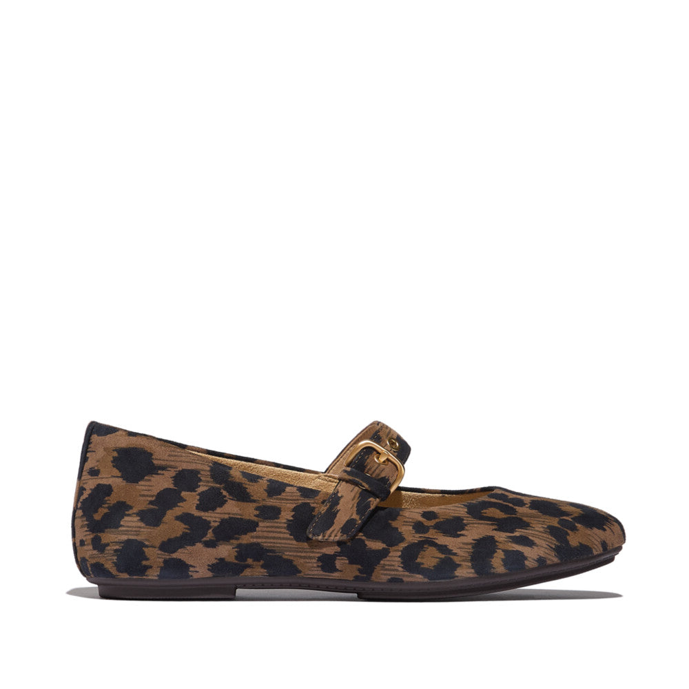 FitFlop - Delicato Mary Janes - Leopard Suede - Shoes