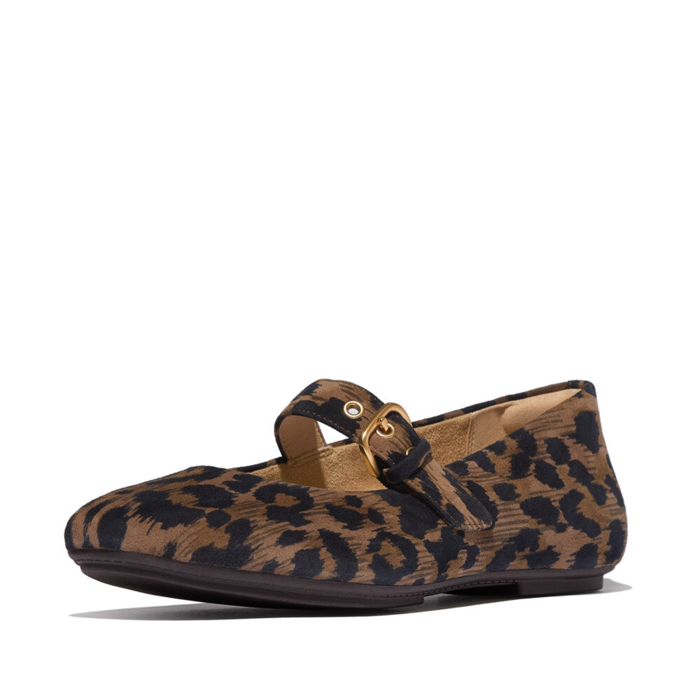 FitFlop - Delicato Mary Janes - Leopard Suede - Shoes