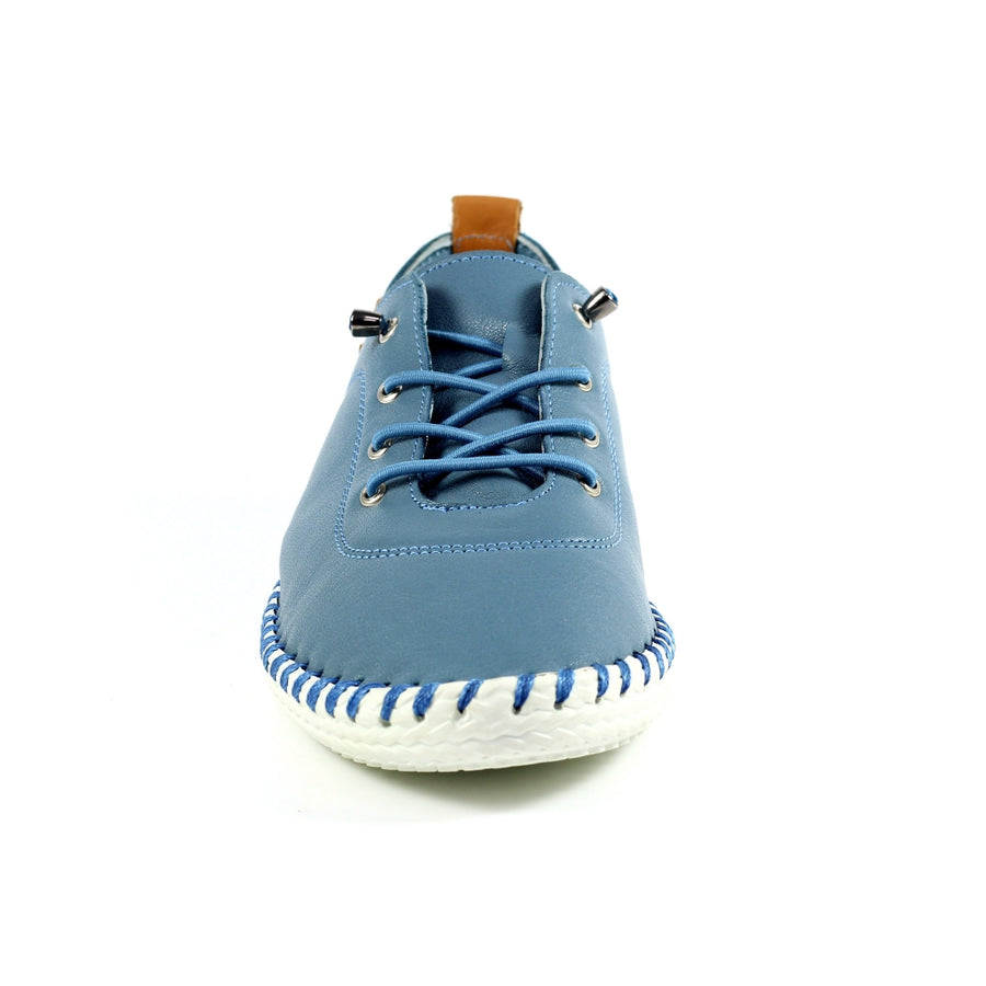 Lunar - St Ives - Mid-Blue - Shoes