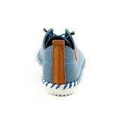 Lunar - St Ives - Mid-Blue - Shoes