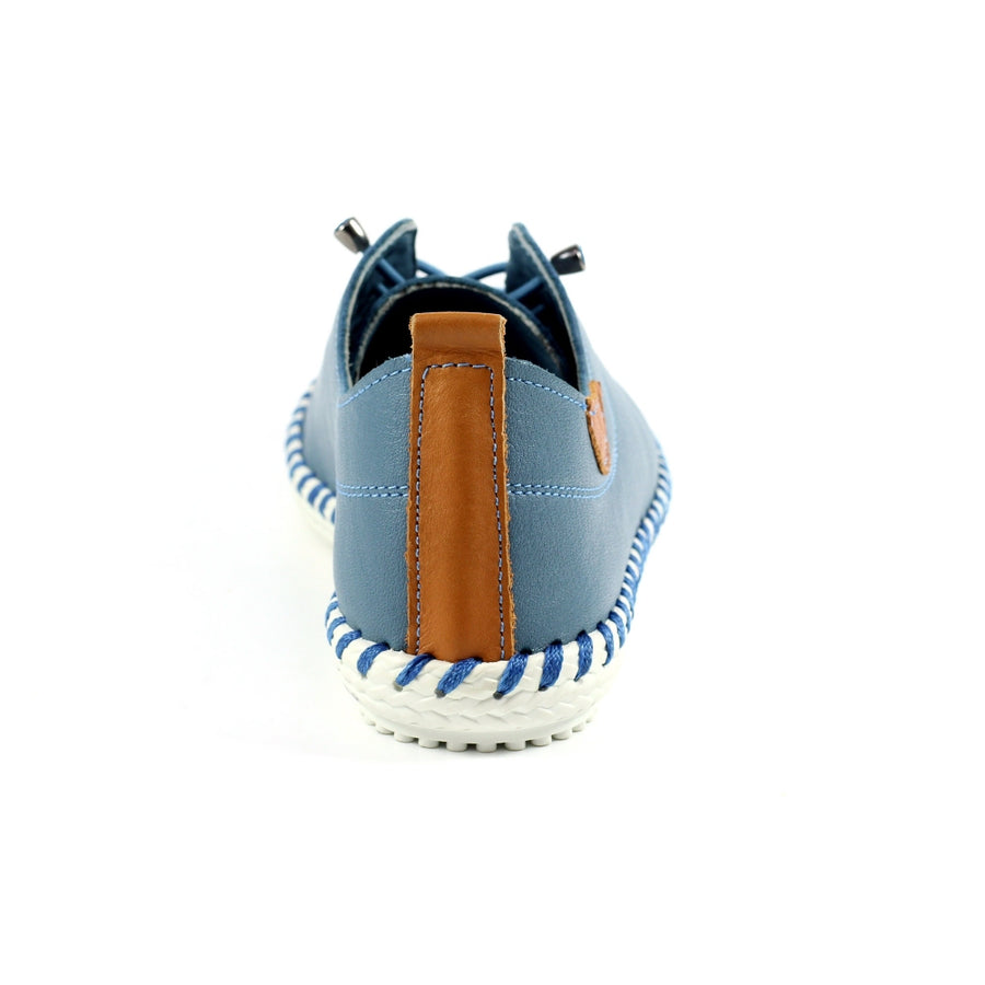 Lunar - St Ives - Mid-Blue - Shoes