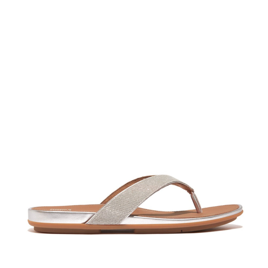 Fitflop - Gracie Shimmerlux Flip-Flops - HP9-011 - Silver - Sandals