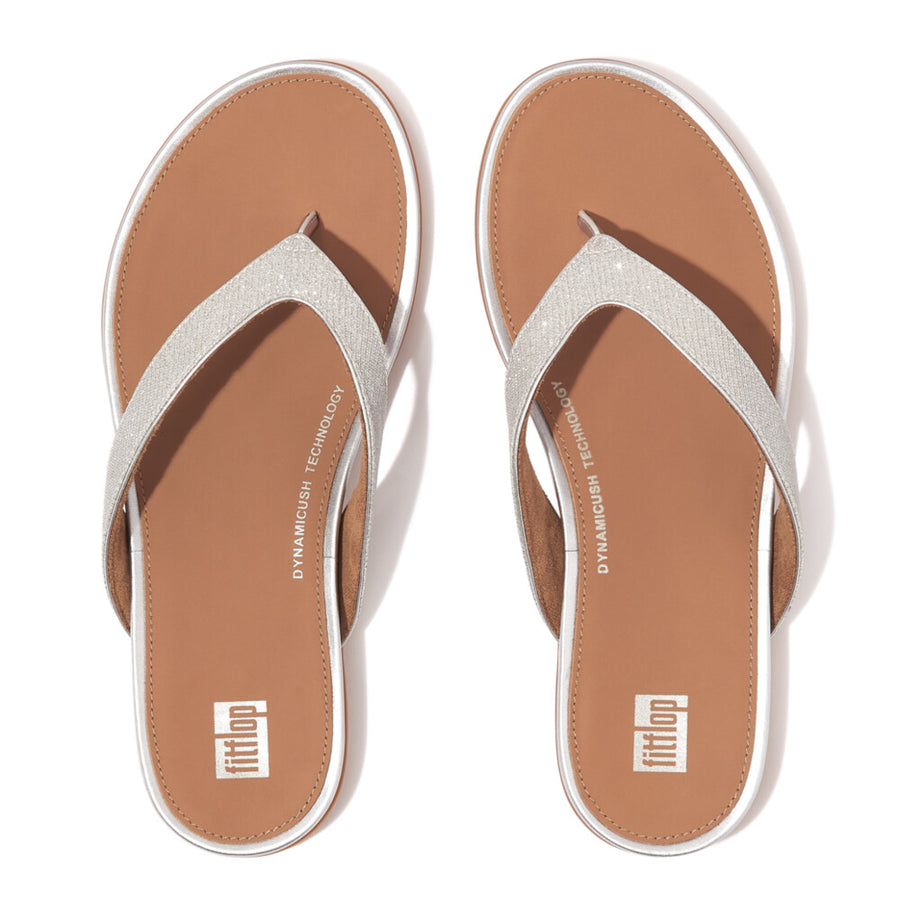 Fitflop - Gracie Shimmerlux Flip-Flops - HP9-011 - Silver - Sandals