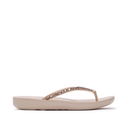 FitFlop - iQushion Multi-Crystal Flip-Flops - All Nude Rose - Sandals