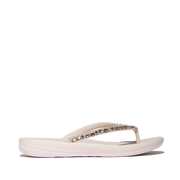 FitFlop - iQushion Multi-Crystal Flip-Flops - Nude Rose - Sandals