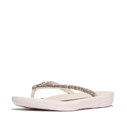 FitFlop - iQushion Multi-Crystal Flip-Flops - Nude Rose - Sandals
