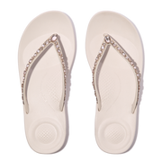 FitFlop - iQushion Multi-Crystal Flip-Flops - Nude Rose - Sandals