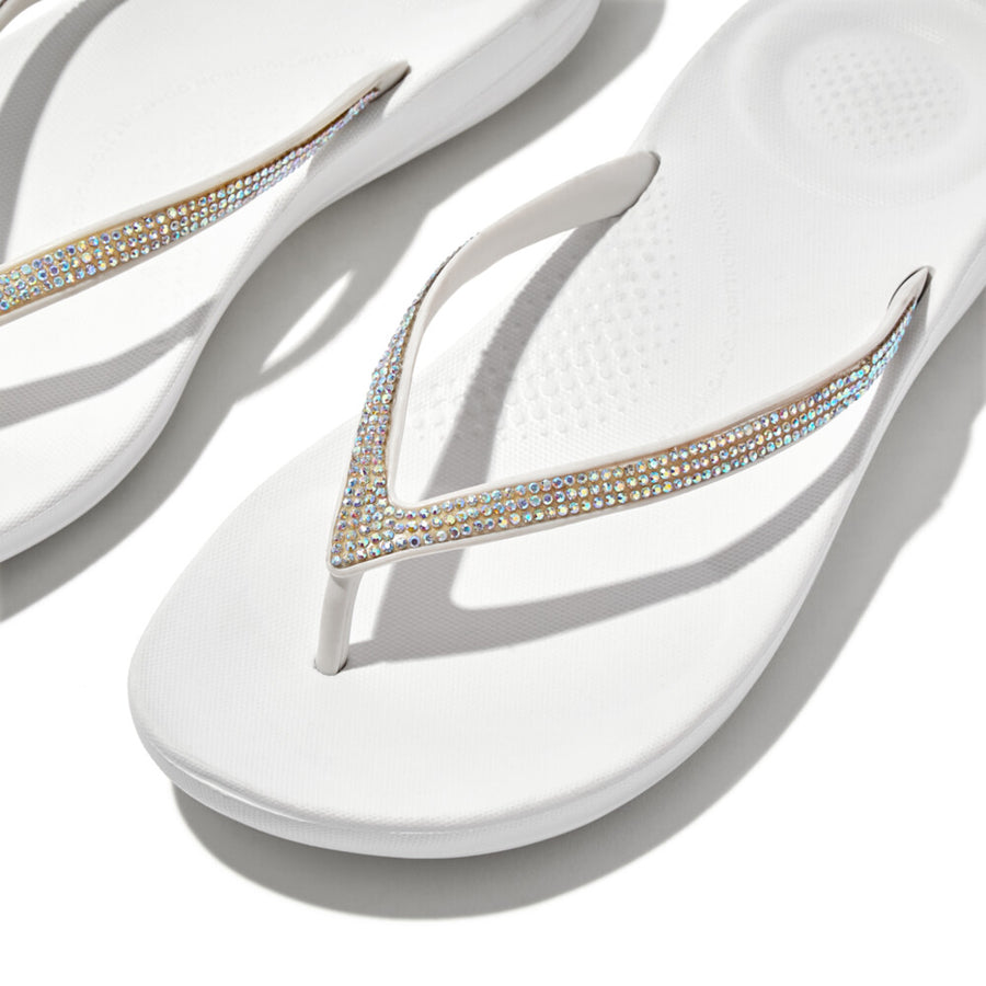 FitFlop - Iqushion Sparkle - Urban White - Sandals