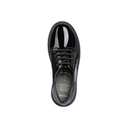 Geox - J Casey Girl (Lace) - Black Patent - School Shoes