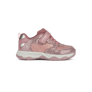 Geox - J Calco Girl - Dk Pink/Dk Silver - Trainers
