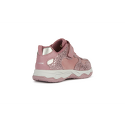 Geox - J Calco Girl - Dk Pink/Dk Silver - Trainers