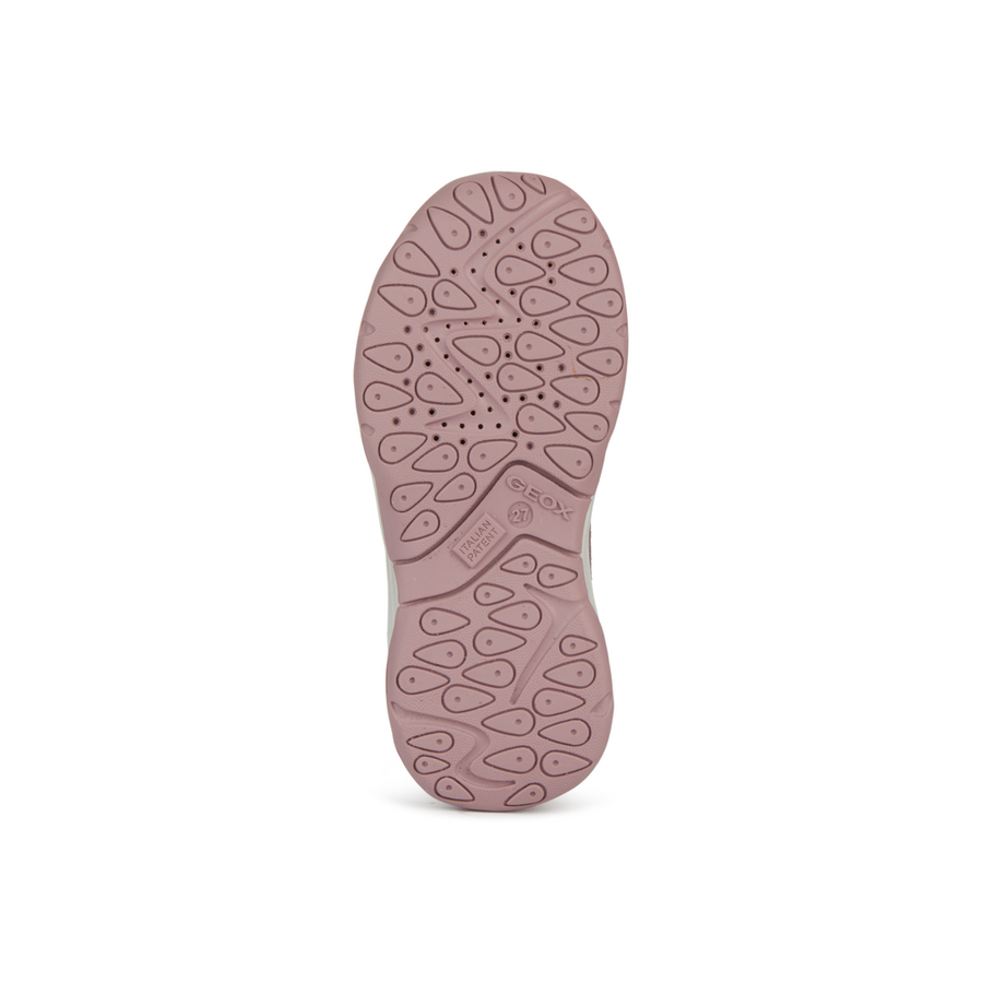 Geox - J Calco Girl - Dk Pink/Dk Silver - Trainers