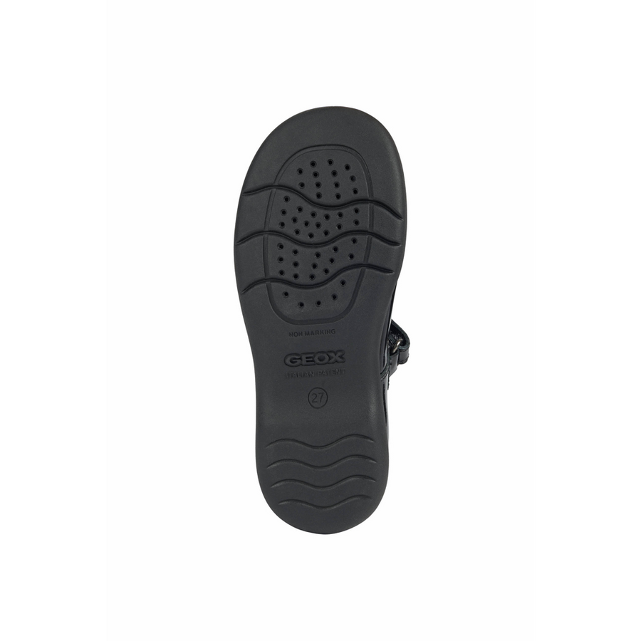 Geox - J Naimara Girl - Black Patent - School Shoes