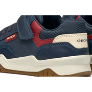 Geox - J Perth Boy - Navy/Dk Red - Trainers