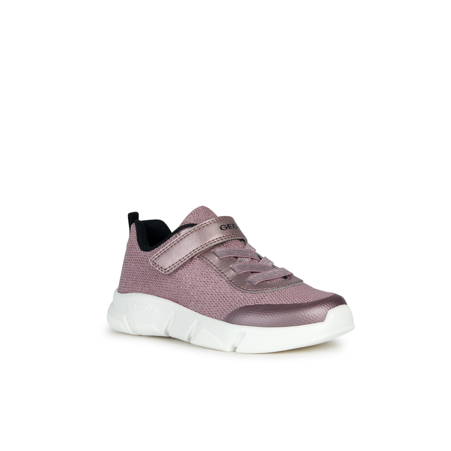 Geox - J Aril Girl - Rose/Black - Trainers