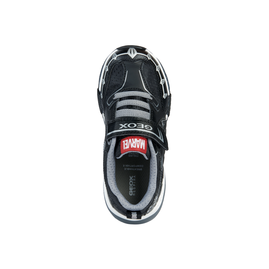 Geox - J Bayonyc Boy (Black Panther) - Black/Silver - Trainers