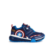 Geox - J Bayonyc Boy (Captain America) - Navy/Red - Trainers