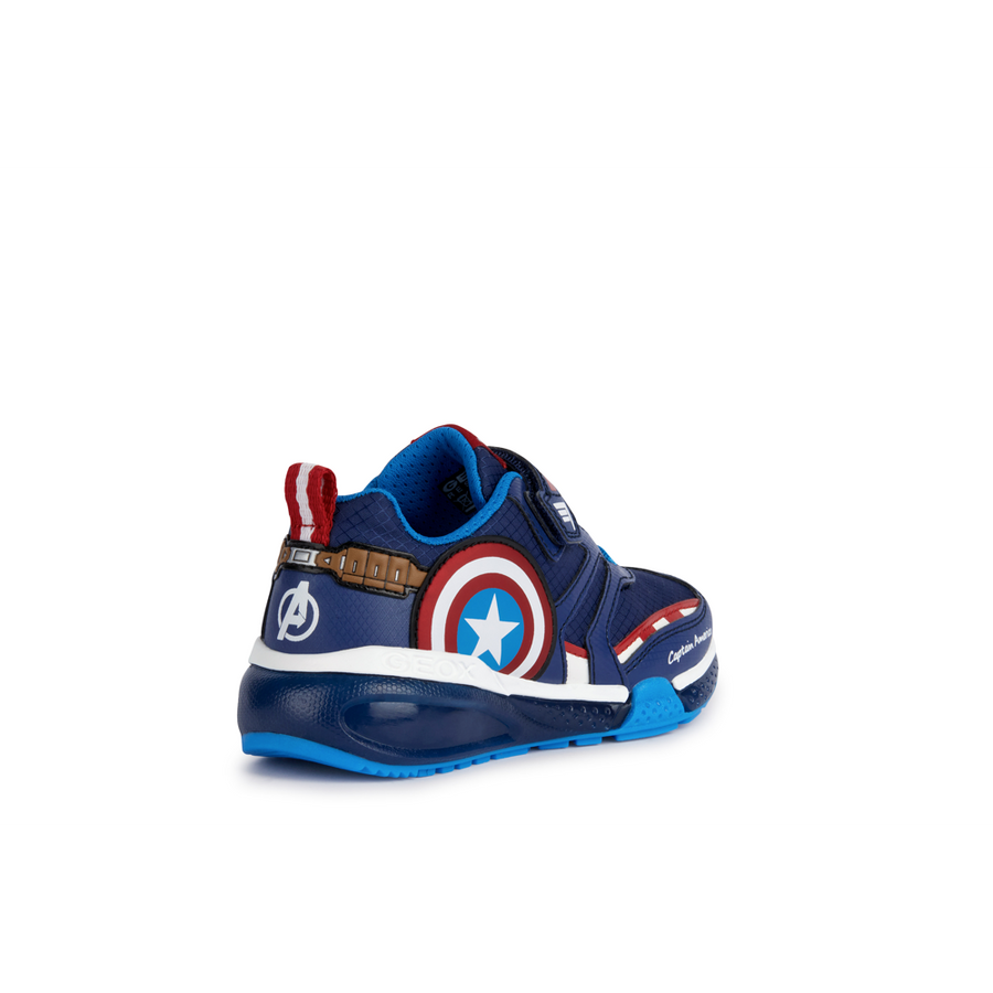 Geox - J Bayonyc Boy (Captain America) - Navy/Red - Trainers