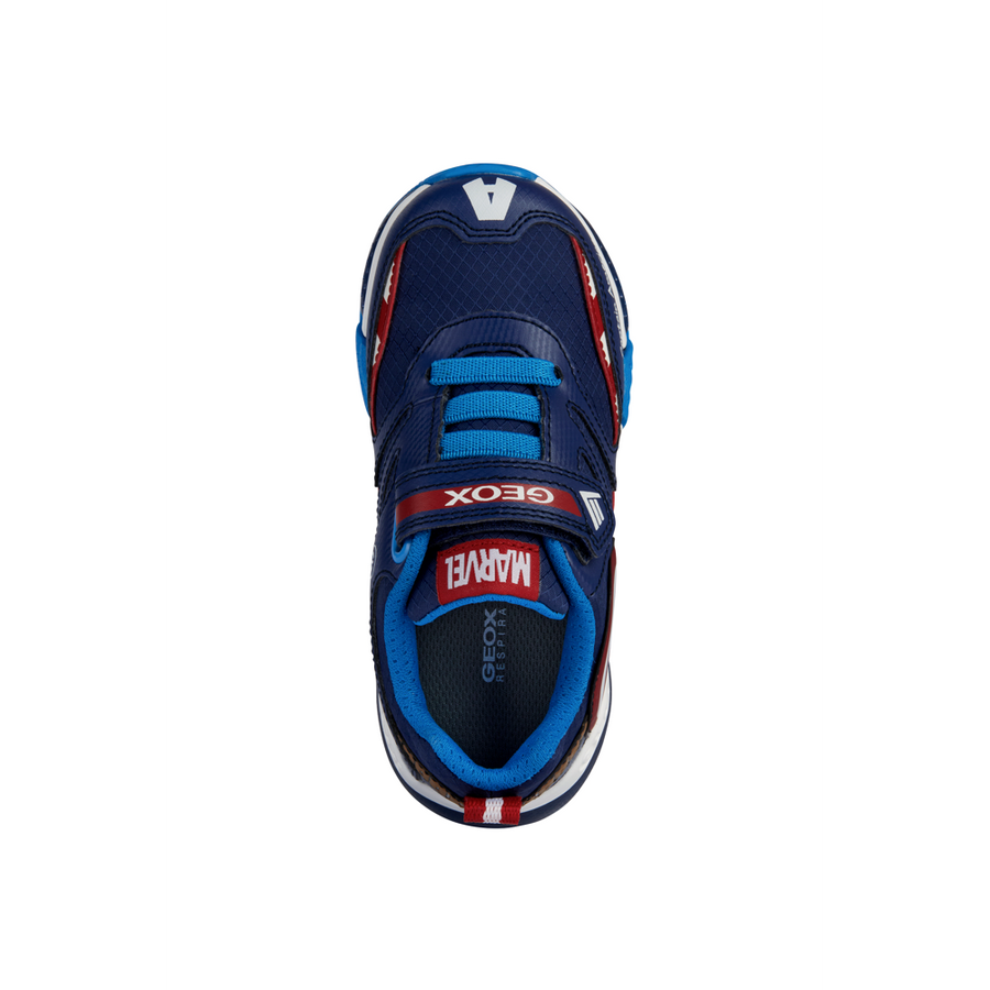 Geox - J Bayonyc Boy (Captain America) - Navy/Red - Trainers