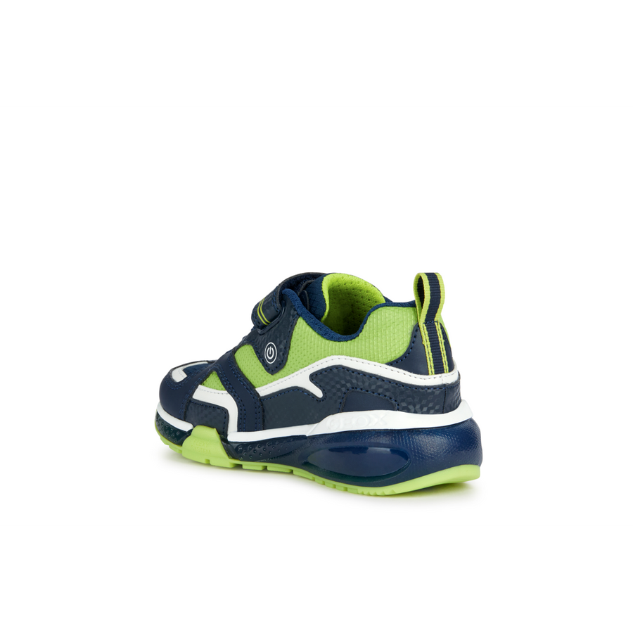 Geox - J Bayonyc Boy - Navy/Lime - Trainers