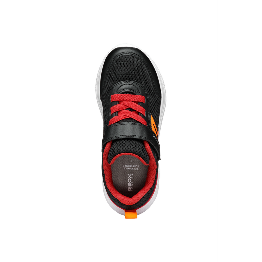 Geox - J Sprintye Boy - Black/Red - Trainers