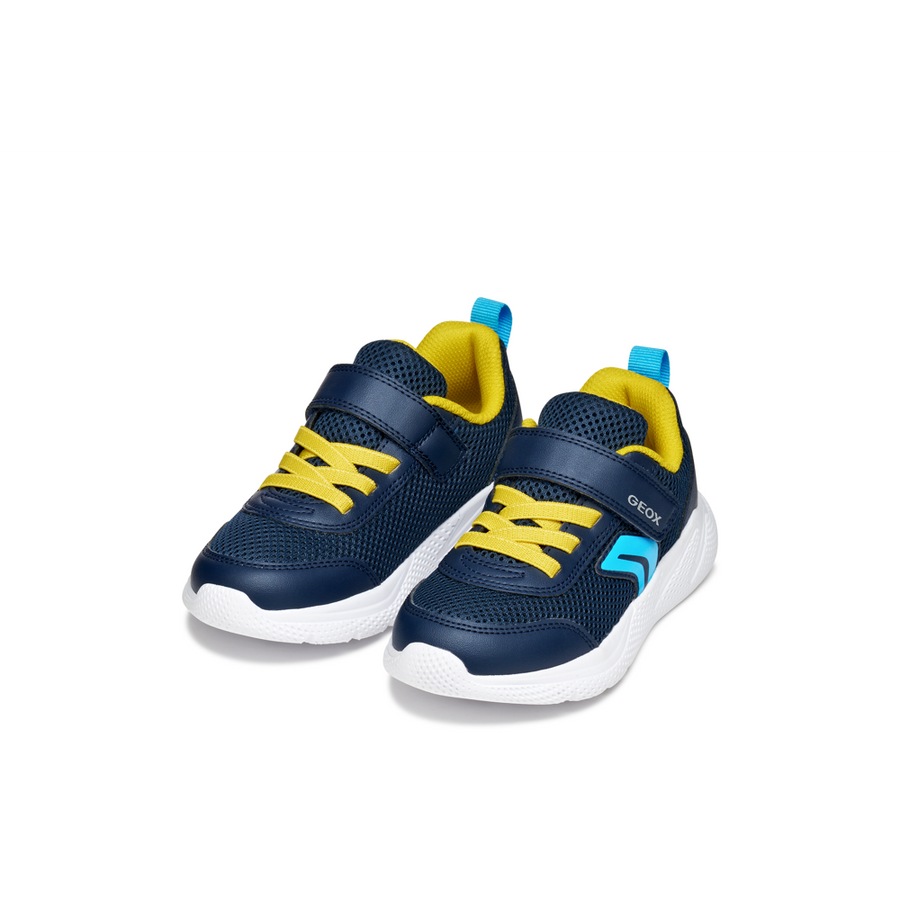 Geox - J Sprintye Boy - Navy/Yellow - Trainers