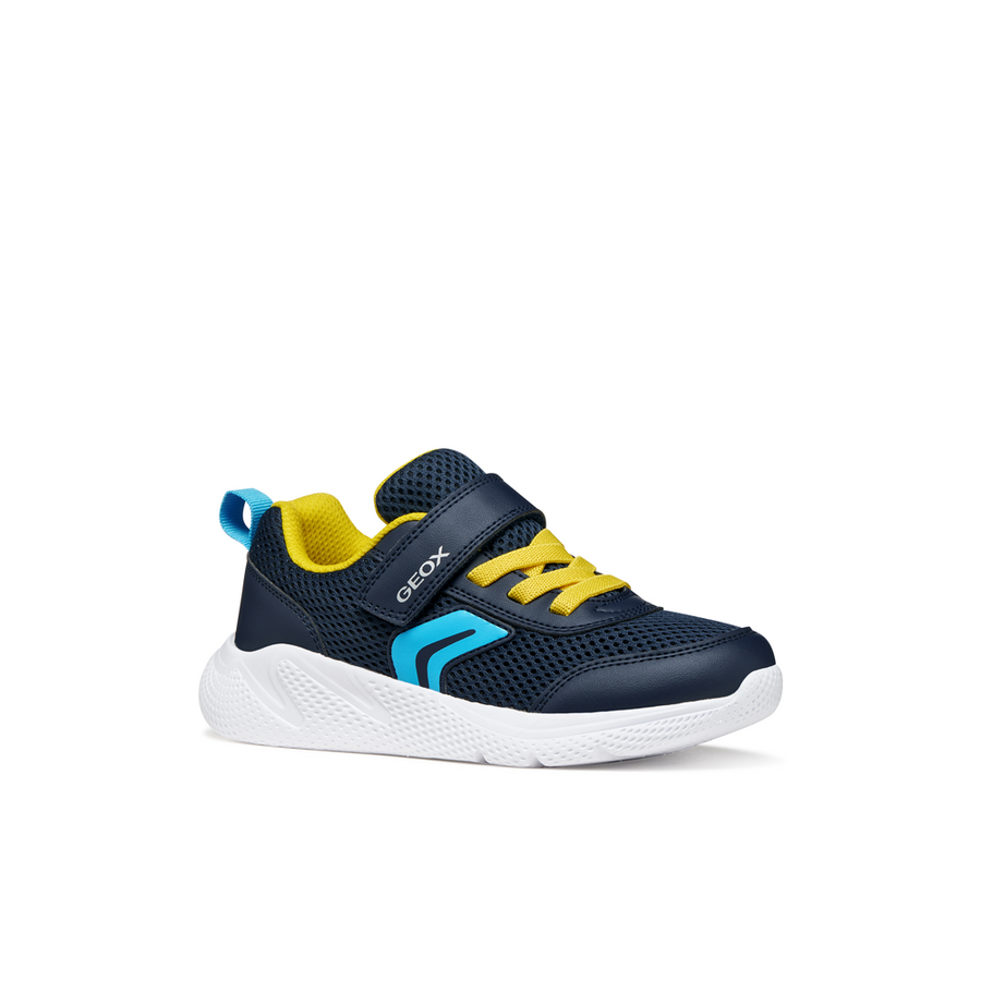 Geox - J Sprintye Boy - Navy/Yellow - Trainers