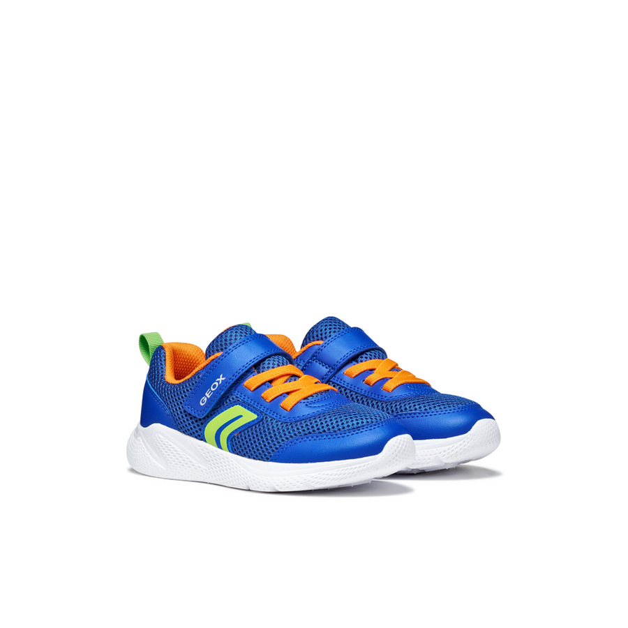 Geox - J Sprintye Boy - Royal/Orange - Trainers