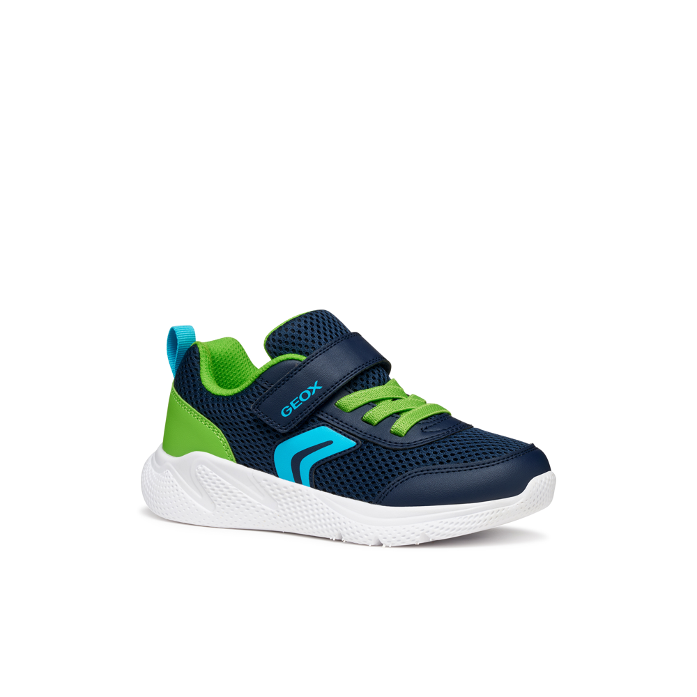 Geox - J Sprintye Boy - Navy/Lime - Trainers