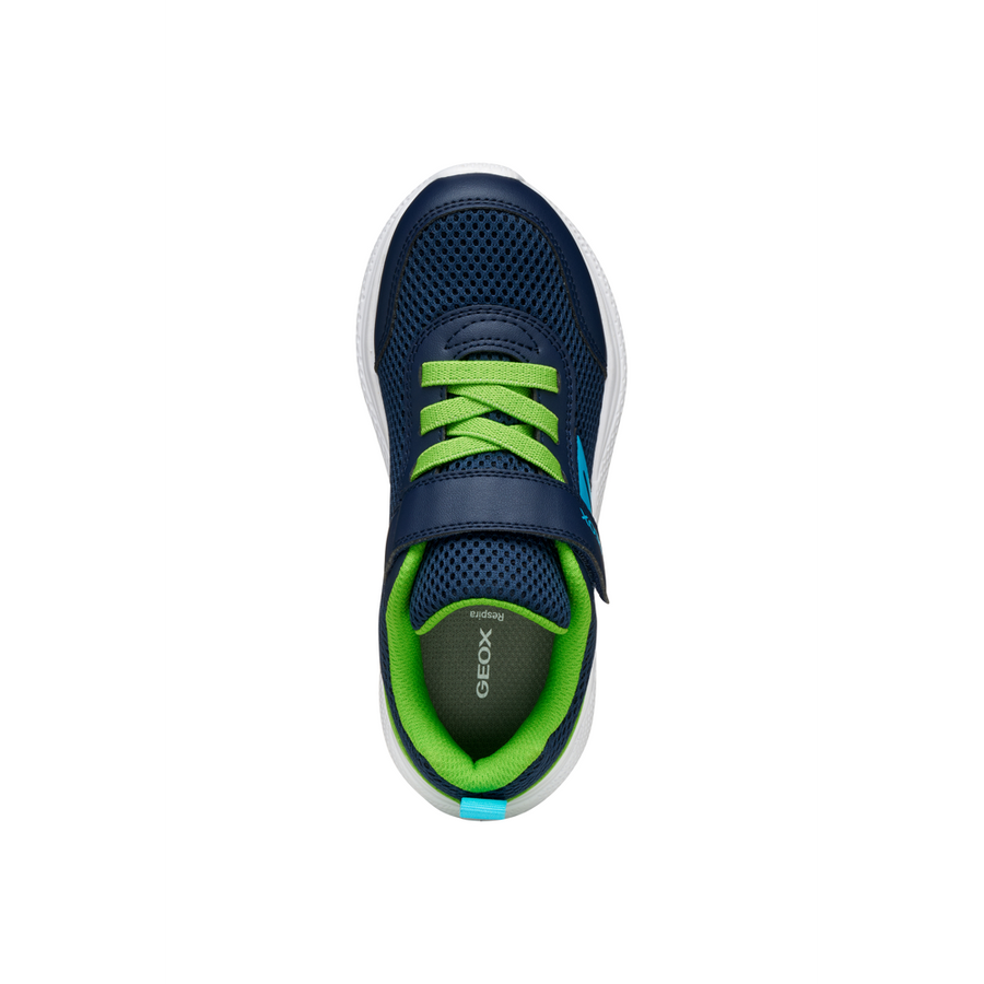 Geox - J Sprintye Boy - Navy/Lime - Trainers