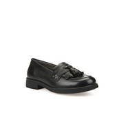 Geox - JR Agata - Black Leather - School Shoes