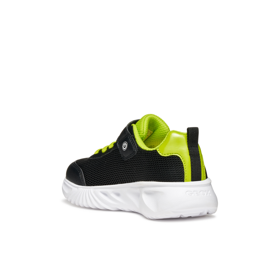 Geox - J Assister Boy - Black/Lime - Trainers