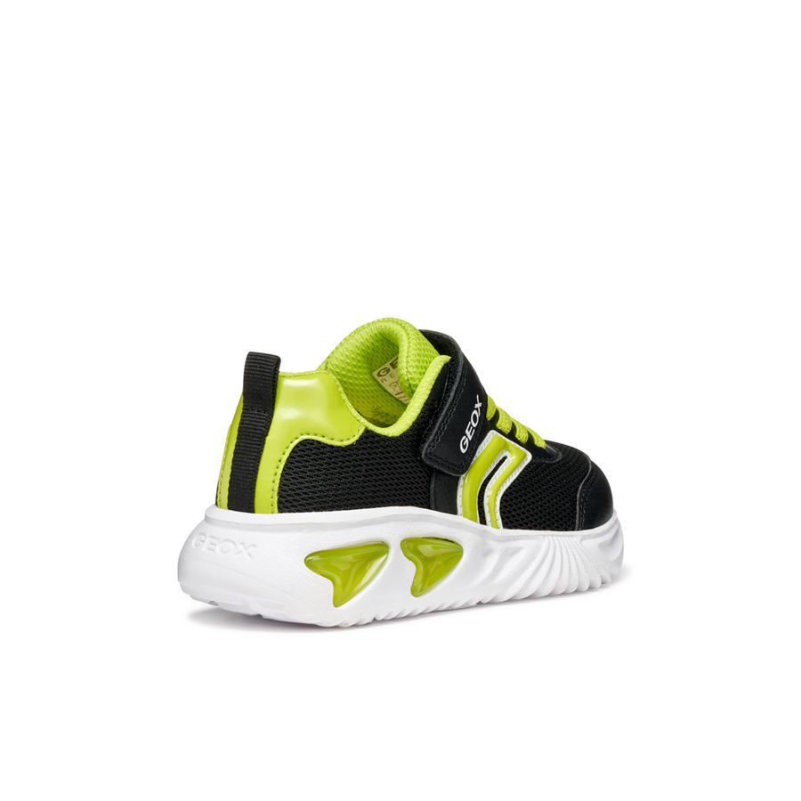 Geox - J Assister Boy - Black/Lime - Trainers