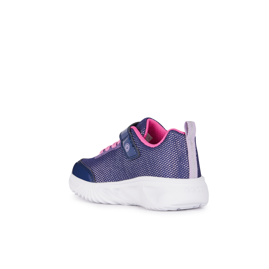 Geox - J Assister Girl - Navy/Fuchsia - Trainers