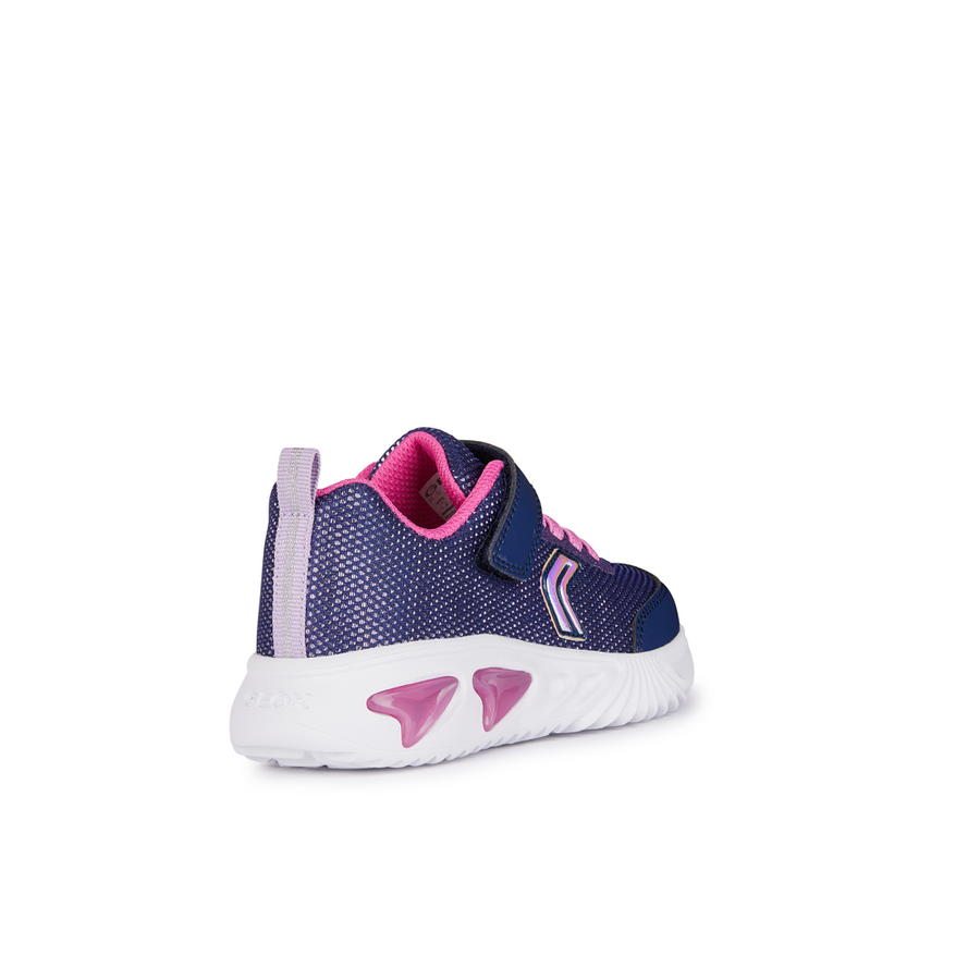 Geox - J Assister Girl - Navy/Fuchsia - Trainers