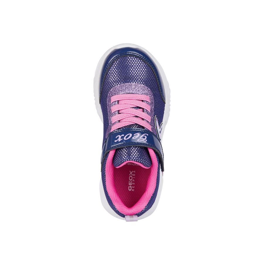 Geox - J Assister Girl - Navy/Fuchsia - Trainers